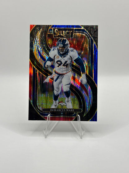 Demarcus Ware #147 Red Blue Prizm Shock Premier Level 2024 Panini - Select Football