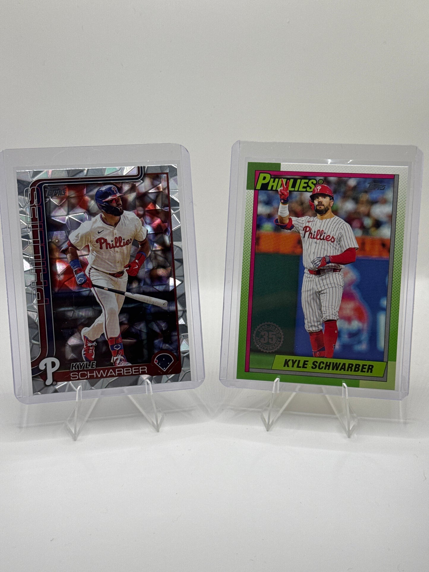 Kyle Schwarber #141 Diamante Foil & #T90-31