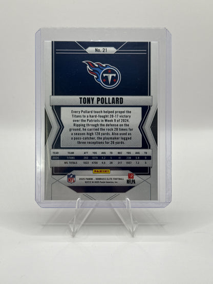 Tony Pollard #21 Purple 48/49 2025 Panini - Donruss Elite Football