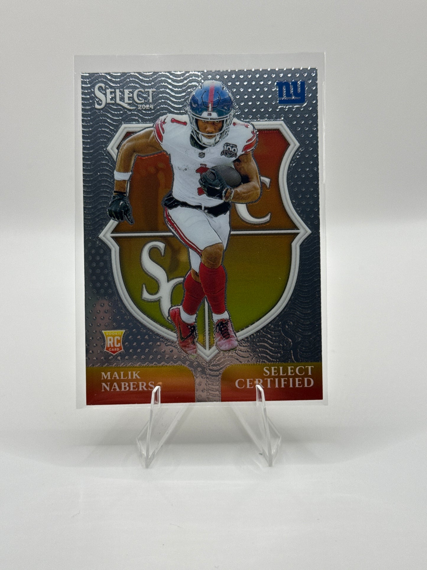 Malik Nabers #6 Select Certified 2024 Panini - Select Football