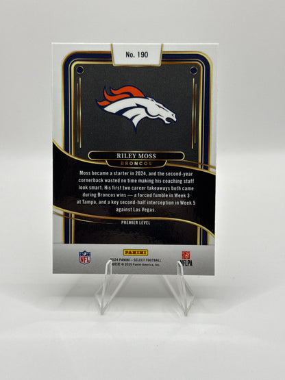 Riley Moss #190 Premier Level 2024 Panini - Select Football