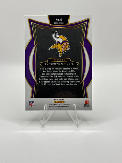 Andrew Van Ginkel #6 Green Black Prizm Shock Concourse Level