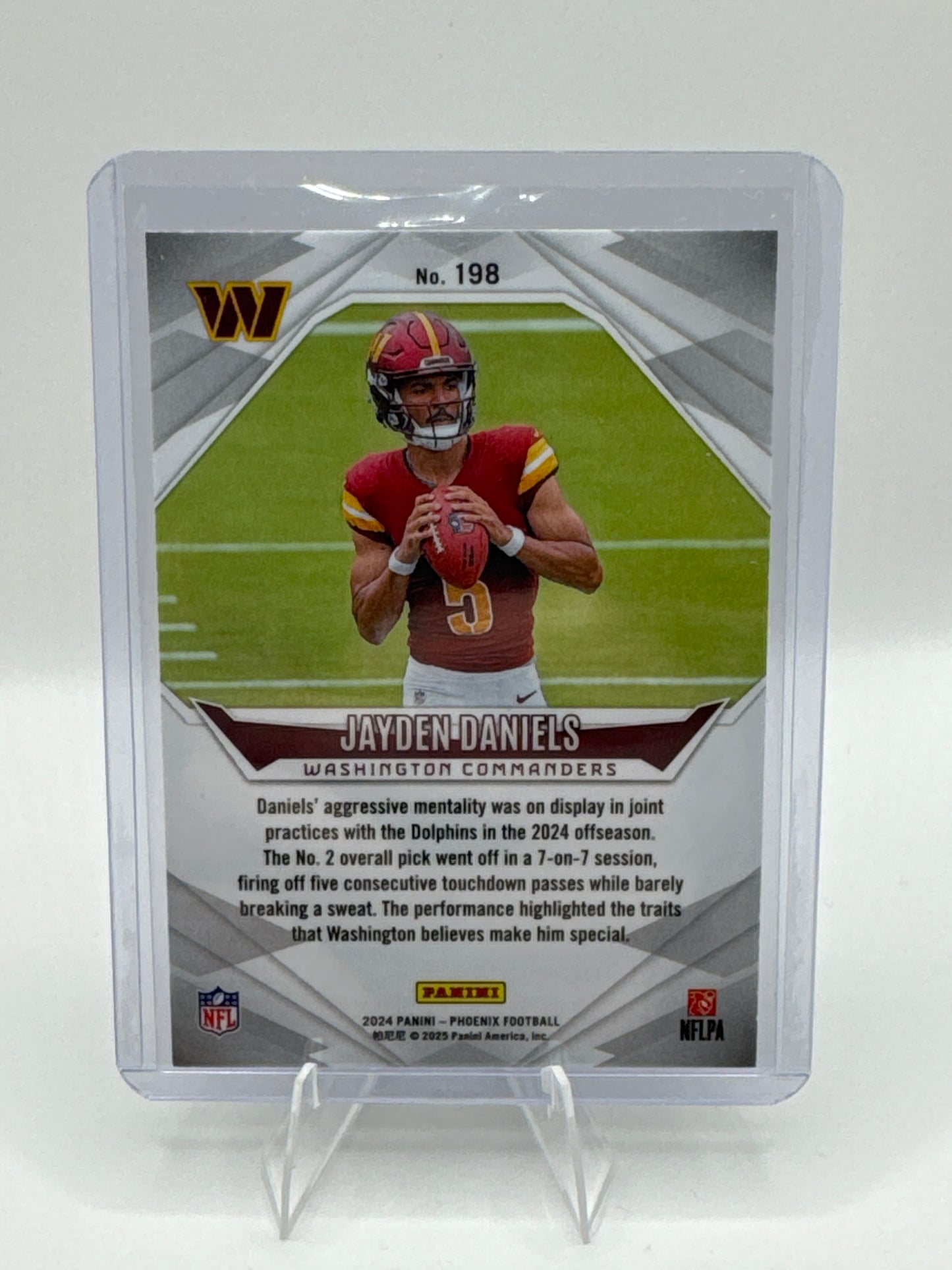 Jayden Daniels (Rookie) #198 Phoenix Purple