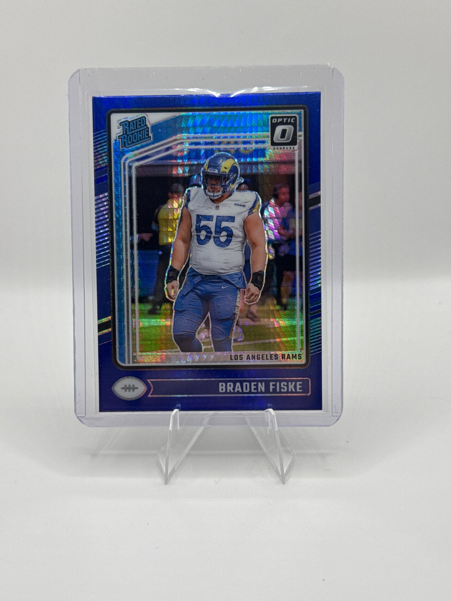 Braden Fiske Rated Rookie #210 Blue Hyper