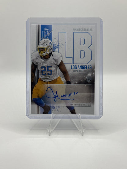 Junior Colson (Rookie) #RCA-JC Rookie Class Autograph