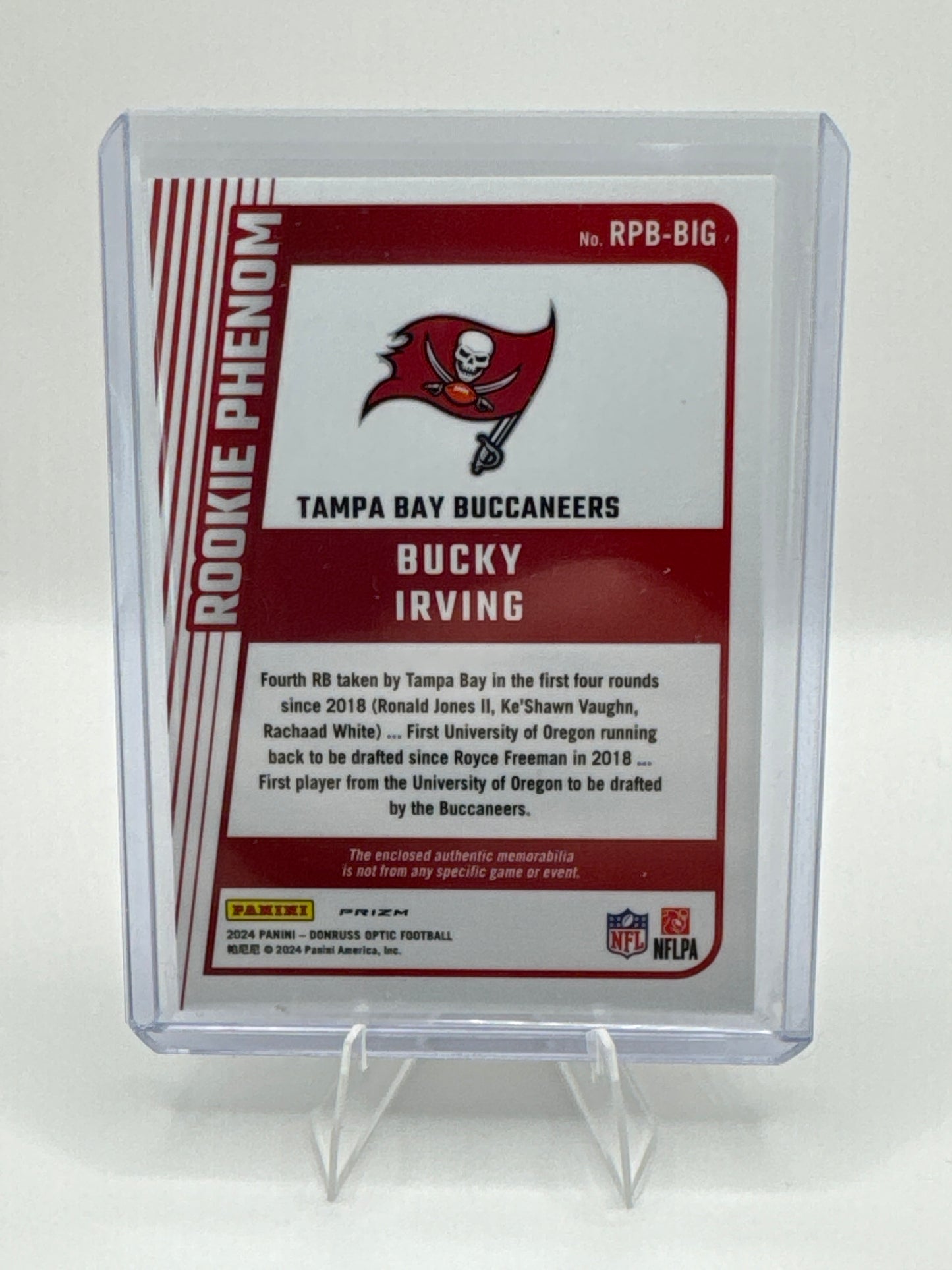 Bucky Irving Rookie Phenom #RPB-BIG