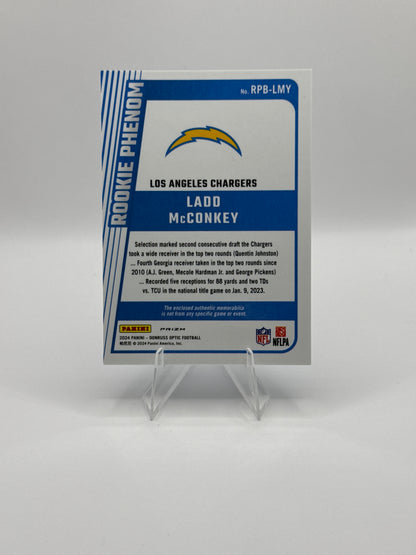 Ladd McConkey #RPB-LMY Rookie Phenom Patch