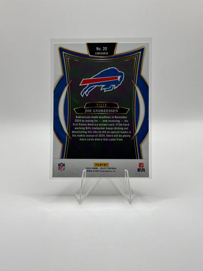 Joe Andreessen (Rookie) #20 Concourse Level 2024 Panini - Select Football