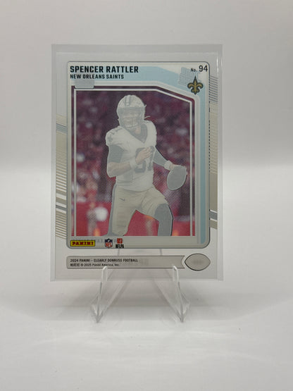 Spencer Rattler Rated Rookie #94 Donruss Clearly