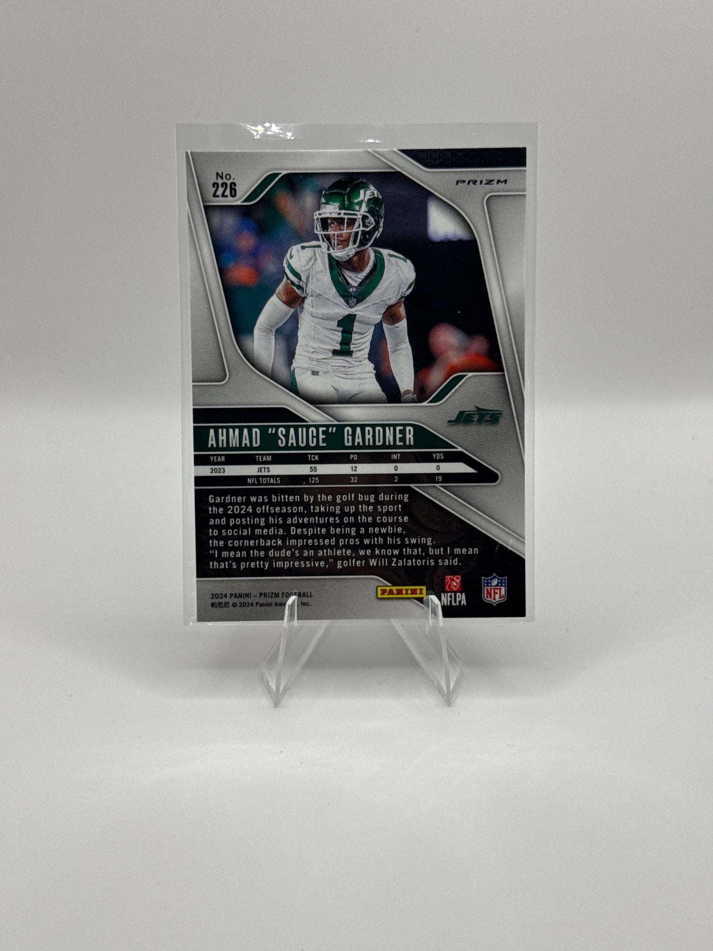 Ahmad “Sauce” Gardner #226 Red White and Blue