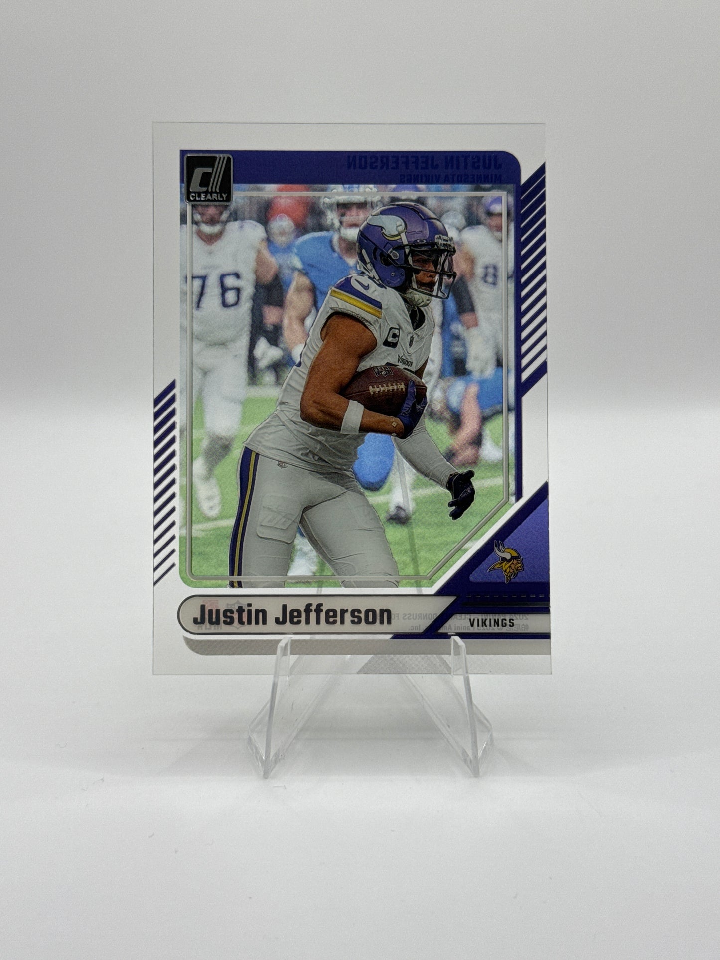 Justin Jefferson #35 2024 Panini - Clearly Donruss Football