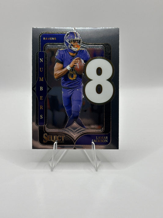 Lamar Jackson #11 Numbers 2024 Panini - Select Football