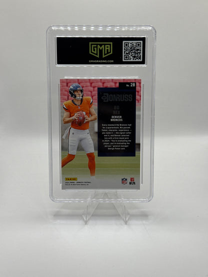 Bo Nix (Rookie) #28 Donruss 1994 Retro Rookie GMA Gem Mt 10!