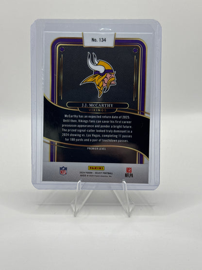 J.J. McCarthy (Rookie) #134 Premier Level