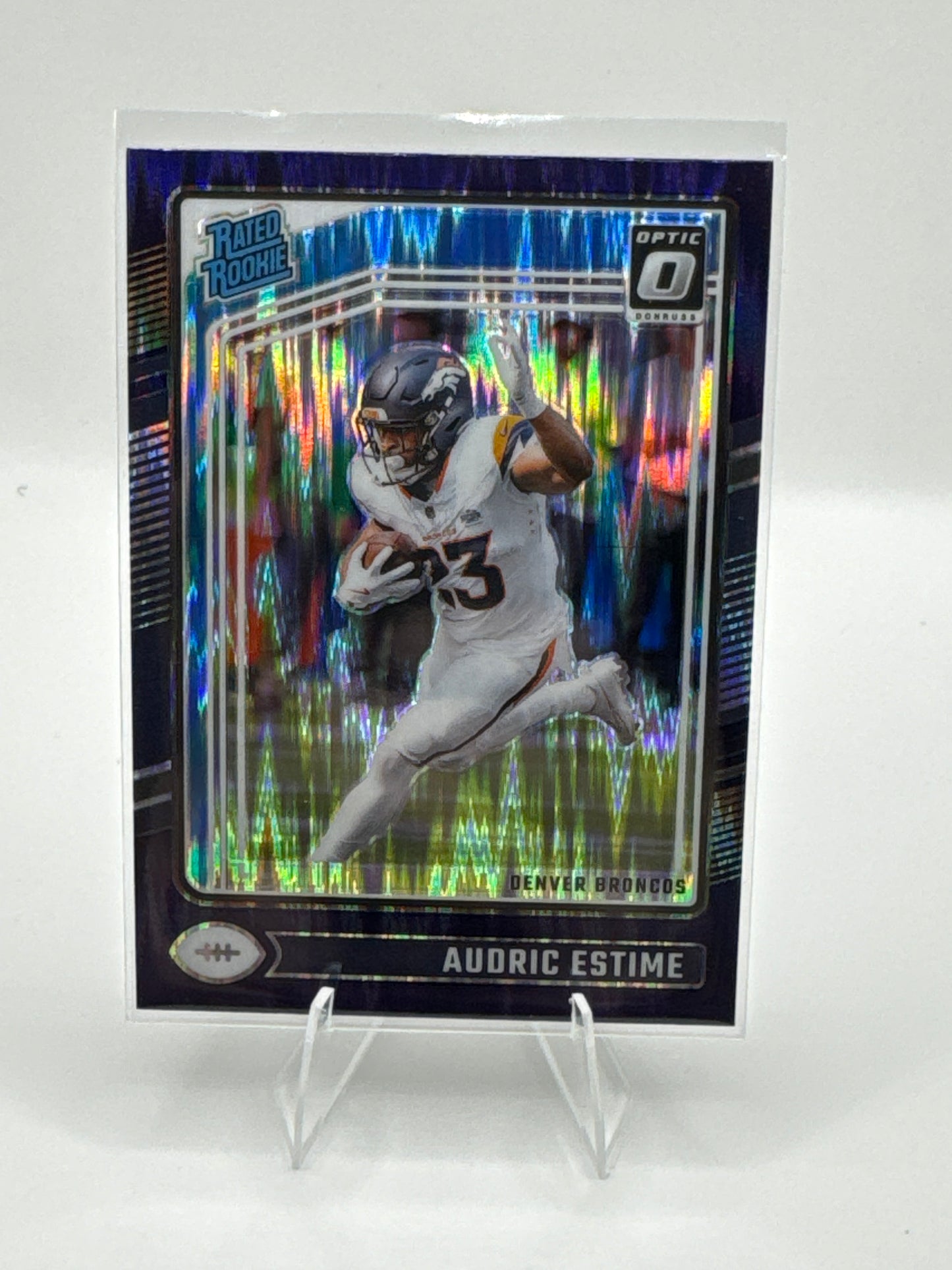 Audric Estime (Rated Rookie) #206 Purple Shock