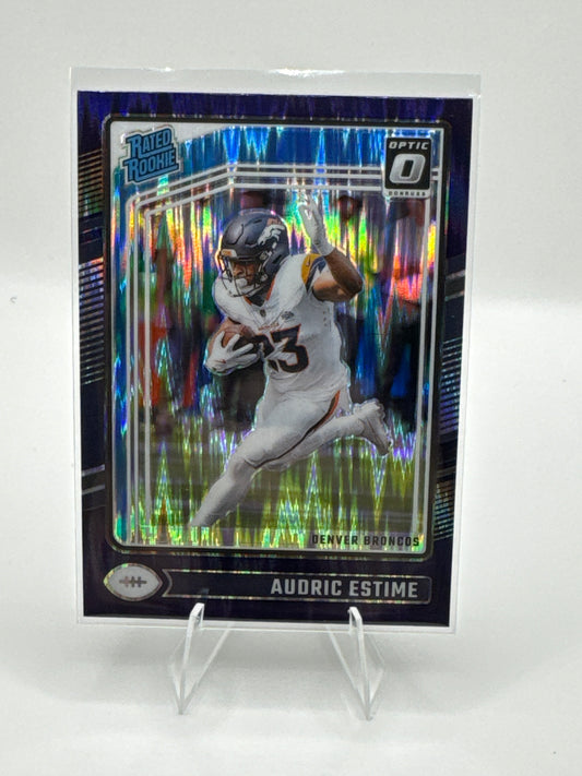Audric Estime (Rated Rookie) #206 Purple Shock