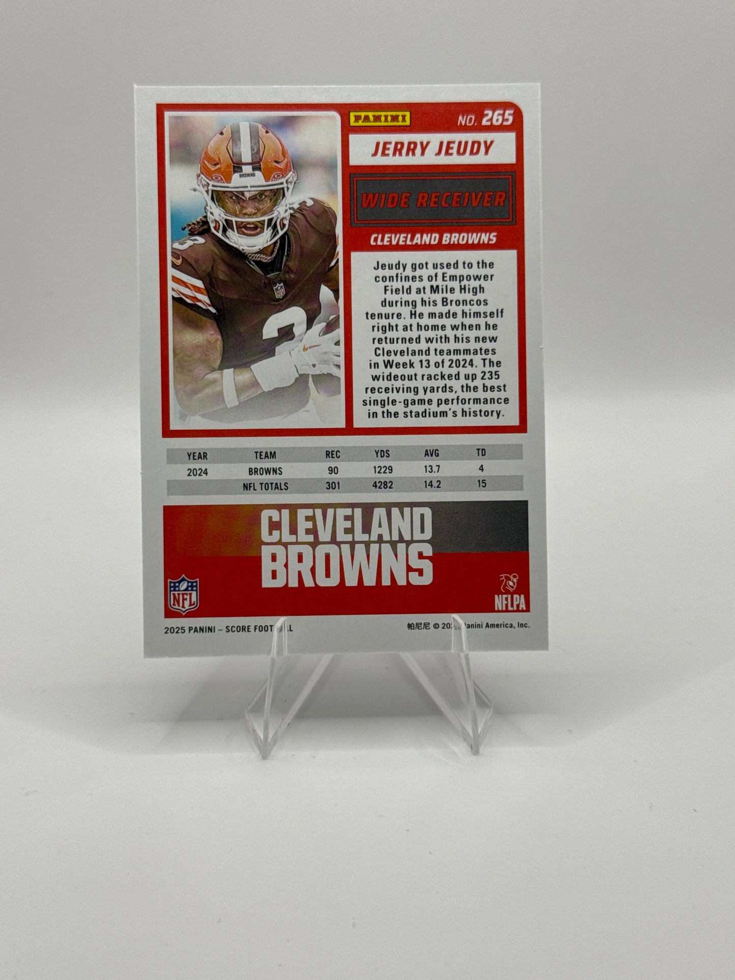 Jerry Jeudy #265 Blue Showcase 202/250