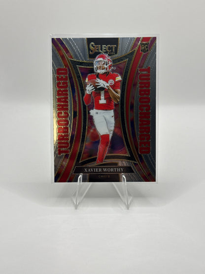 Xavier Worthy (Rookie) #14 Turbocharged 2024 Panini - Select Football