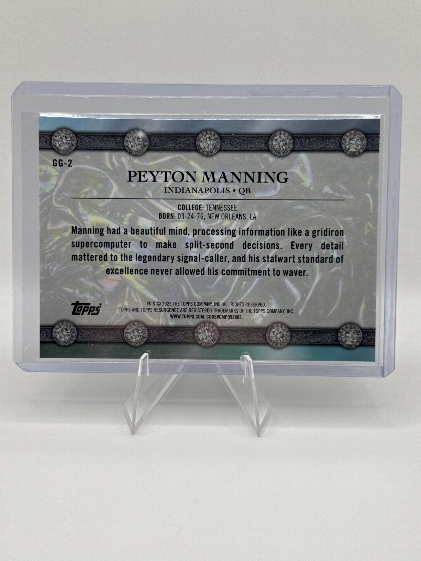 Peyton Manning #GG-2