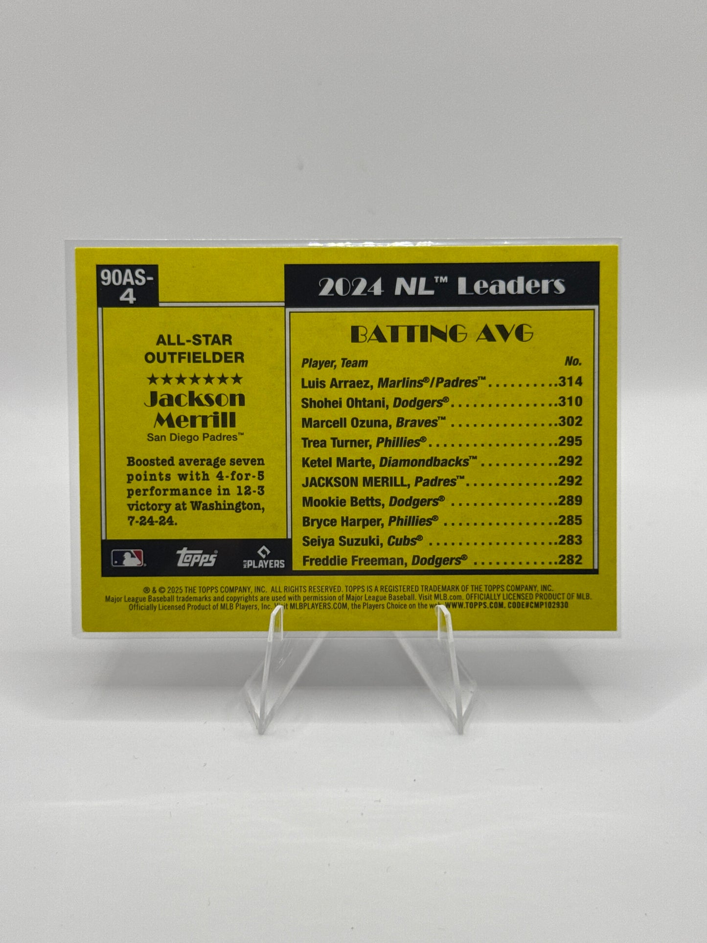 Jackson Merrill #90AS-4