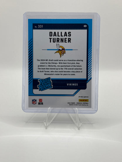 Dallas Turner Rated Rookie #331 Holo