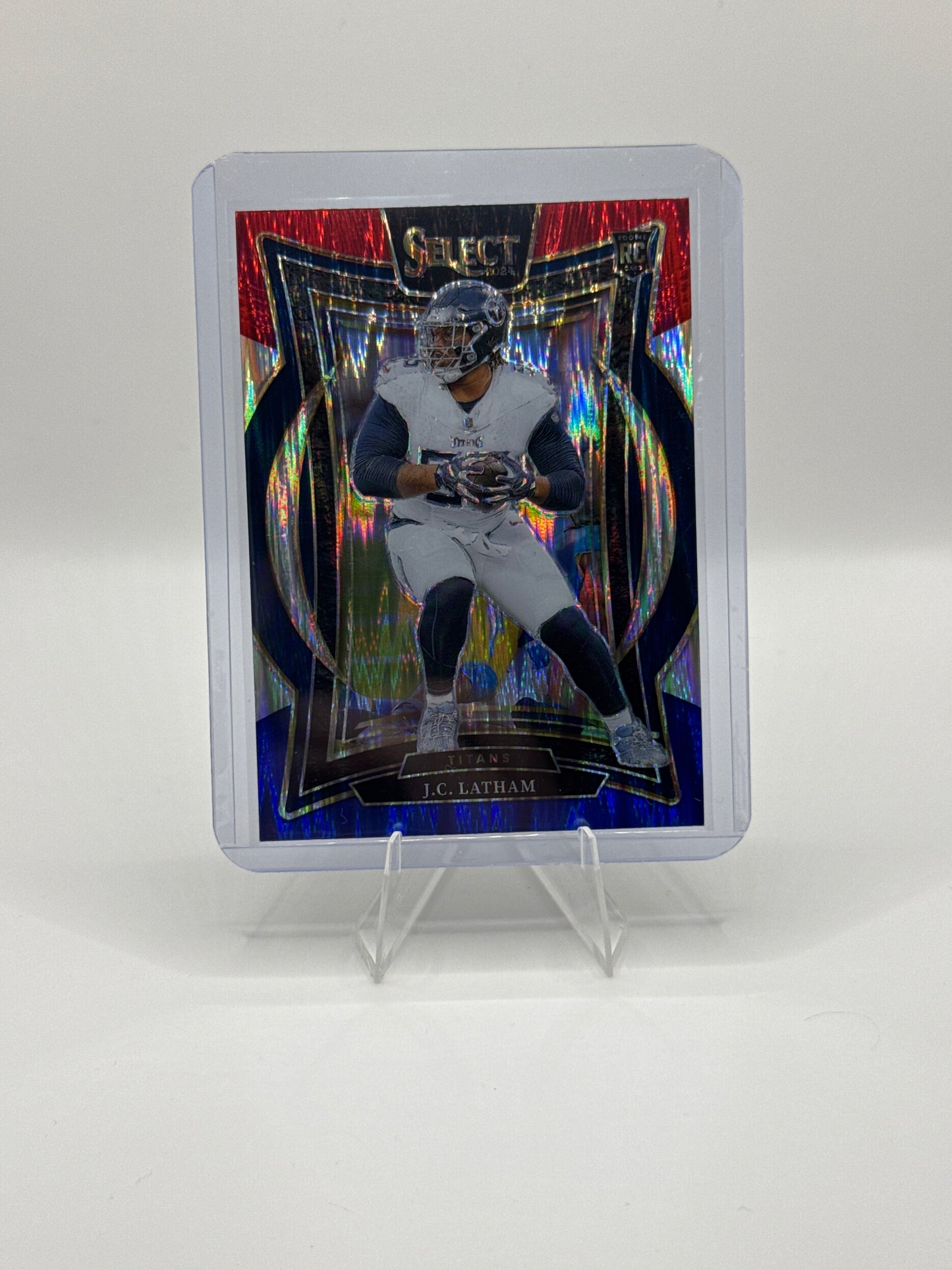 J.C. Latham #11 Red Blue Prizm Shock Concourse Level