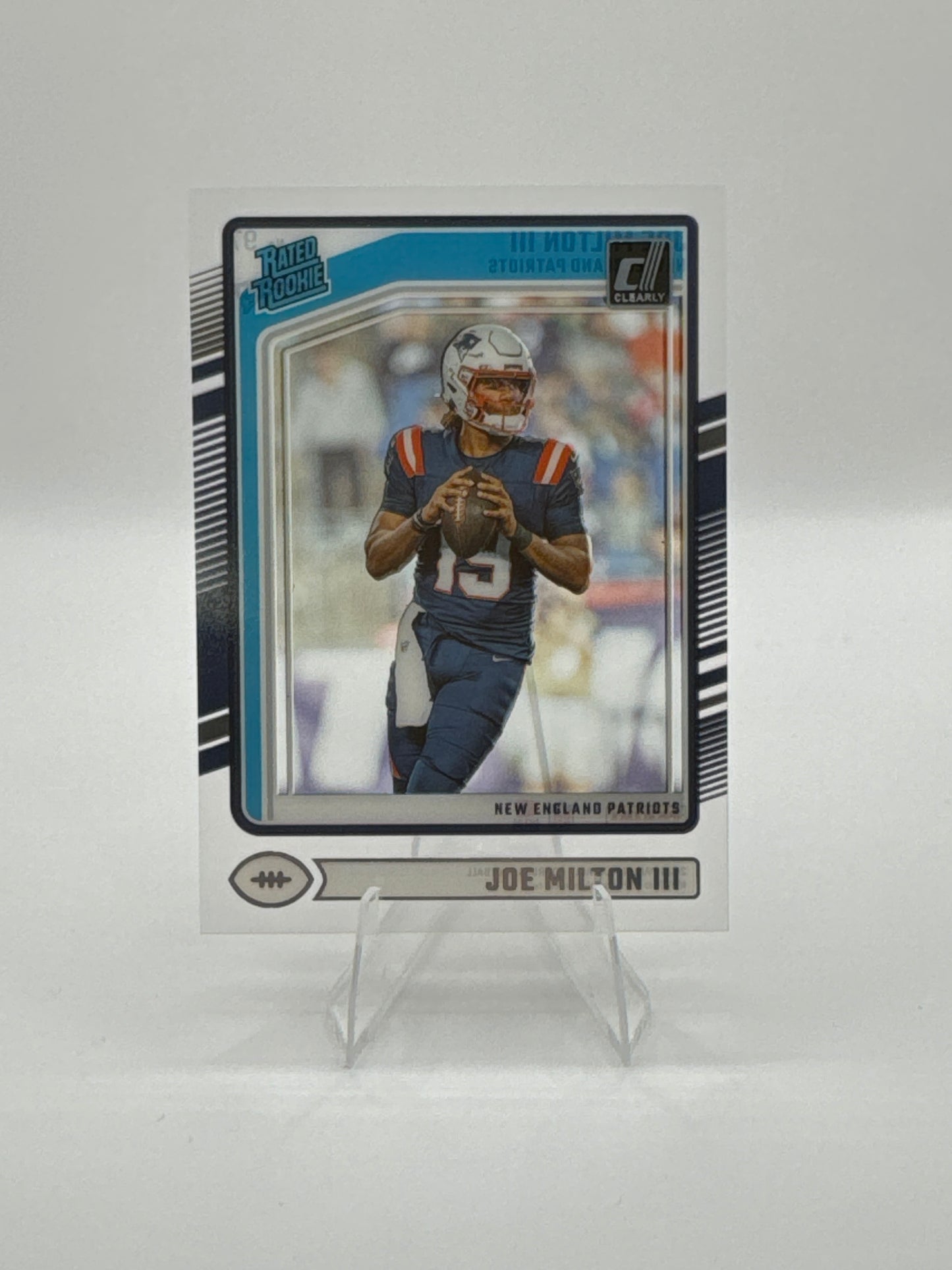 Joe Milton III Rated Rookie #97 2024 Panini - Clearly Donruss Football