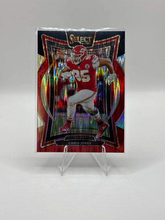 Chris Jones #19 Red Black Prizm Shock Concourse Level