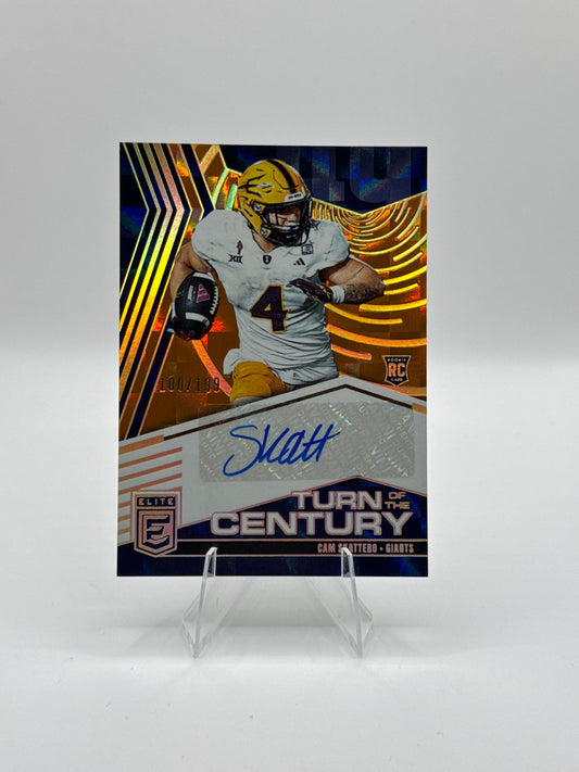 Cam Skattebo (Rookie) #TOC-CSK Turn of the Century Autograph 100/199