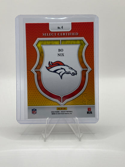 Bo Nix (Rookie) #4 Select Certified