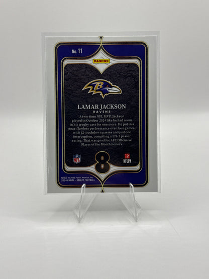 Lamar Jackson #11 Numbers 2024 Panini - Select Football