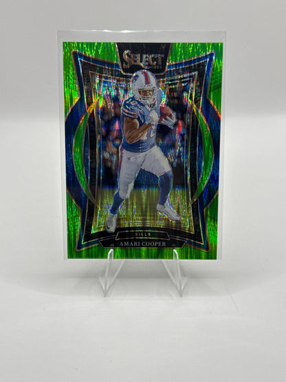 Amari Cooper #5 Green Prizm Shock 578/599 Concourse Level