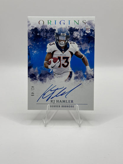 KJ Hamler (Rookie) #RA-KJ Origins Autograph 42/49