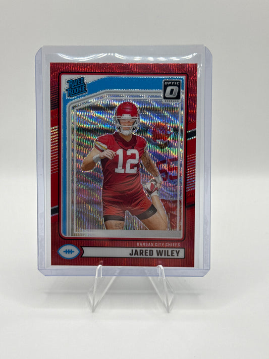 Jared Wiley Rated Rookie #387 Red Wave