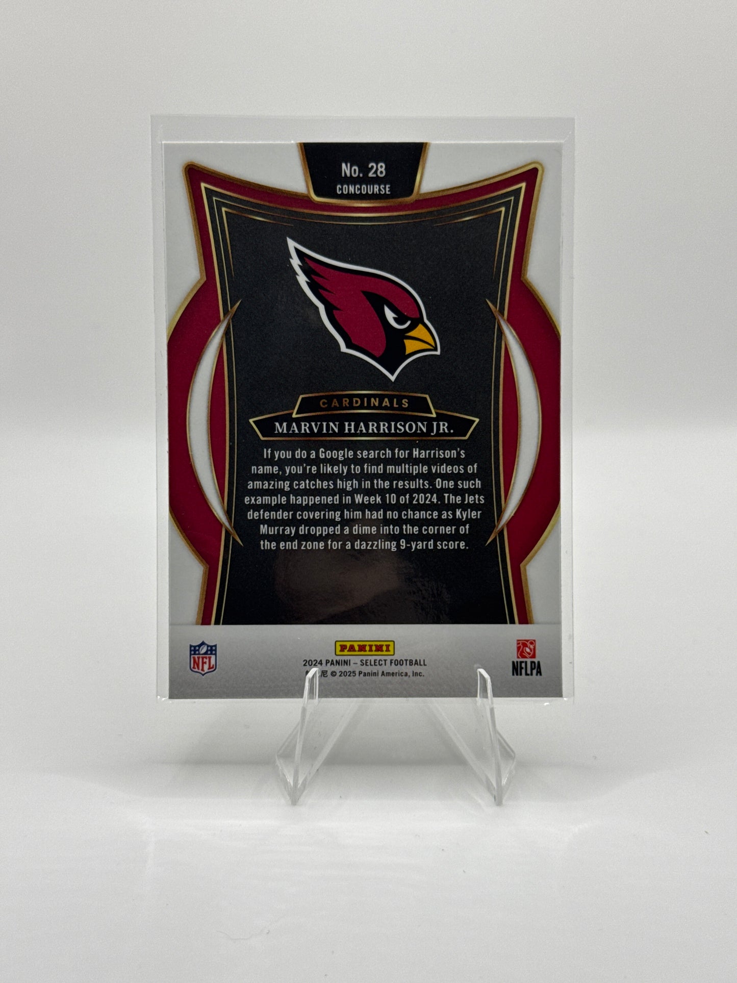 Marvin Harrison Jr (Rookie) #28 Concourse Level 2024 Panini - Select Football