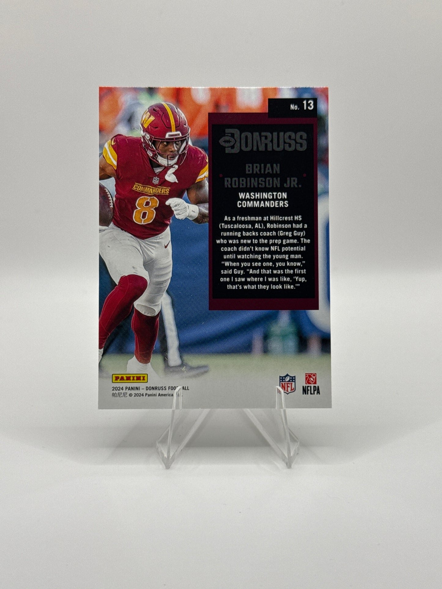 Brian Robinson Jr #13 2024 Panini - Donruss Retro 1994