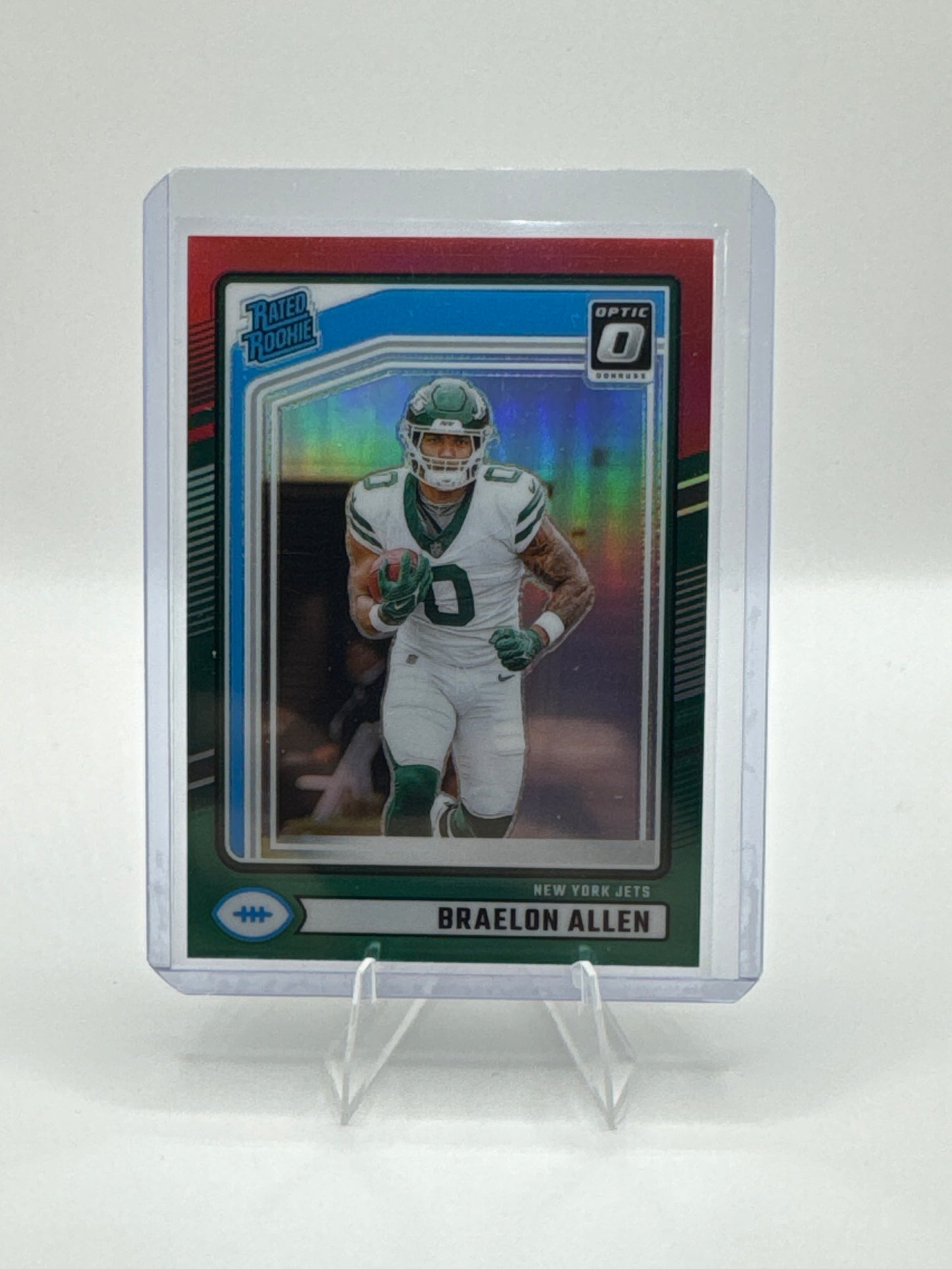 Braelon Allen Rated Rookie #306 Red/Green Holo