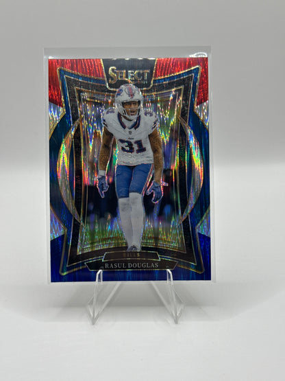 Rasul Douglas #89 Red Blue Prizm Shock Concourse Level 2024 Panini - Select Football