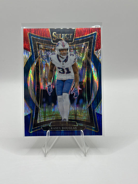 Rasul Douglas #89 Red Blue Prizm Shock Concourse Level 2024 Panini - Select Football