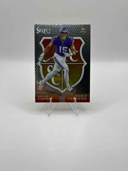 Dallas Turner (Rookie) #11 Select Certified