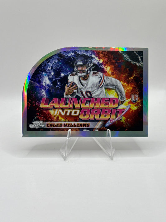 Caleb Williams (Rookie) #LIO-5 Launched Into Orbit 2024 Topps Chrome