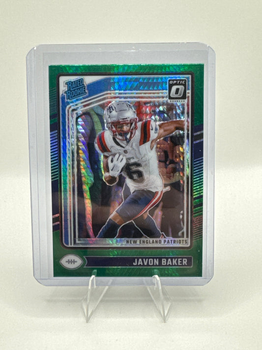 Javon Baker Rated Rookie #245 Green Hyper