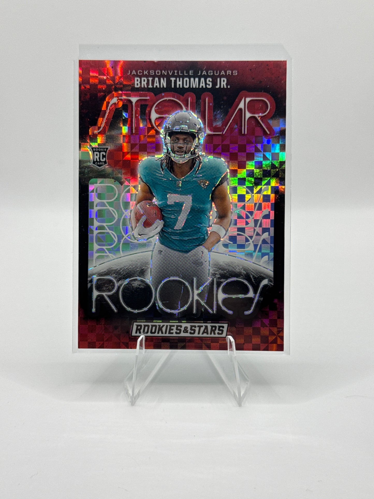 Brian Thomas Jr. #SR-BTJ Stellar Rookies Red Plaid