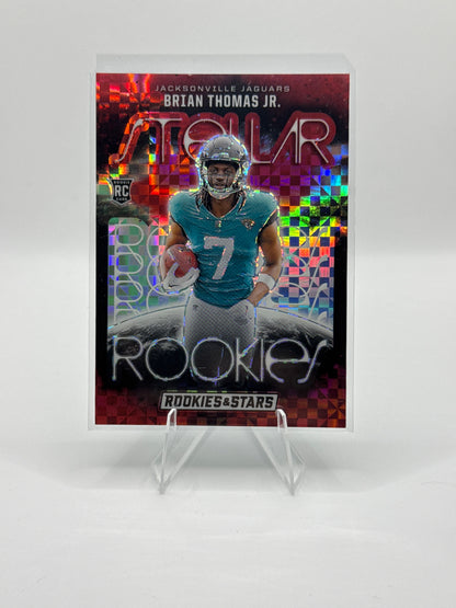 Brian Thomas Jr. #SR-BTJ Stellar Rookies Red Plaid