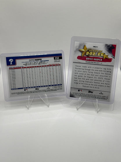Bryce Harper #250 Gold 1785/2025 & Stars of MLB #SMLB-3