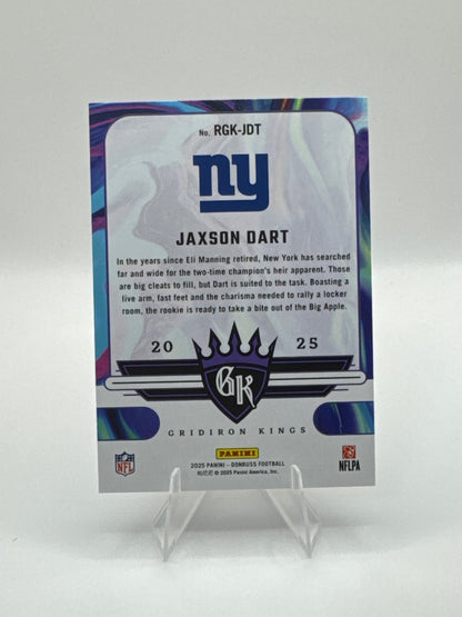 Jaxson Dart (Rookie) #RGK-JDT Rookie Gridiron Kings 2025 Panini - Donruss Football