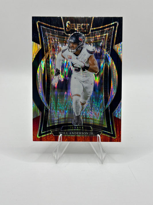 Will Anderson Jr. #100 Red Black Prizm Shock Concourse Level - Color Match!