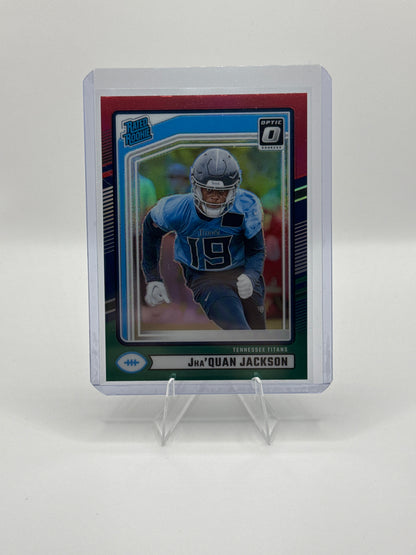 Jha’Quan Jackson Rated Rookie #396 Red Green Holo
