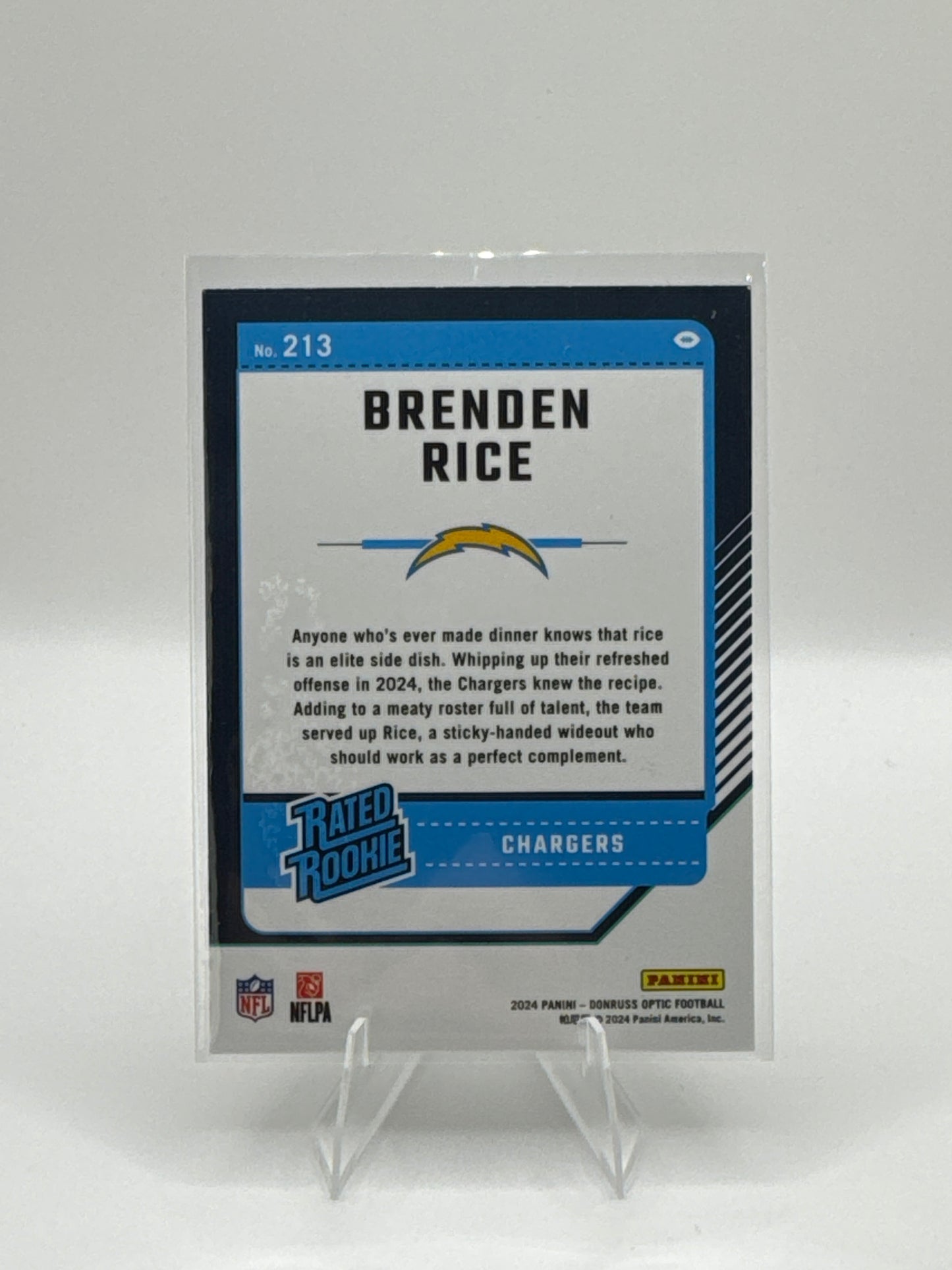 Brenden Rice Rated Rookie #213