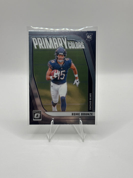 Rome Odunze (Rookie) #16 Primary Colors 2024 Panini - Donruss Optic Football